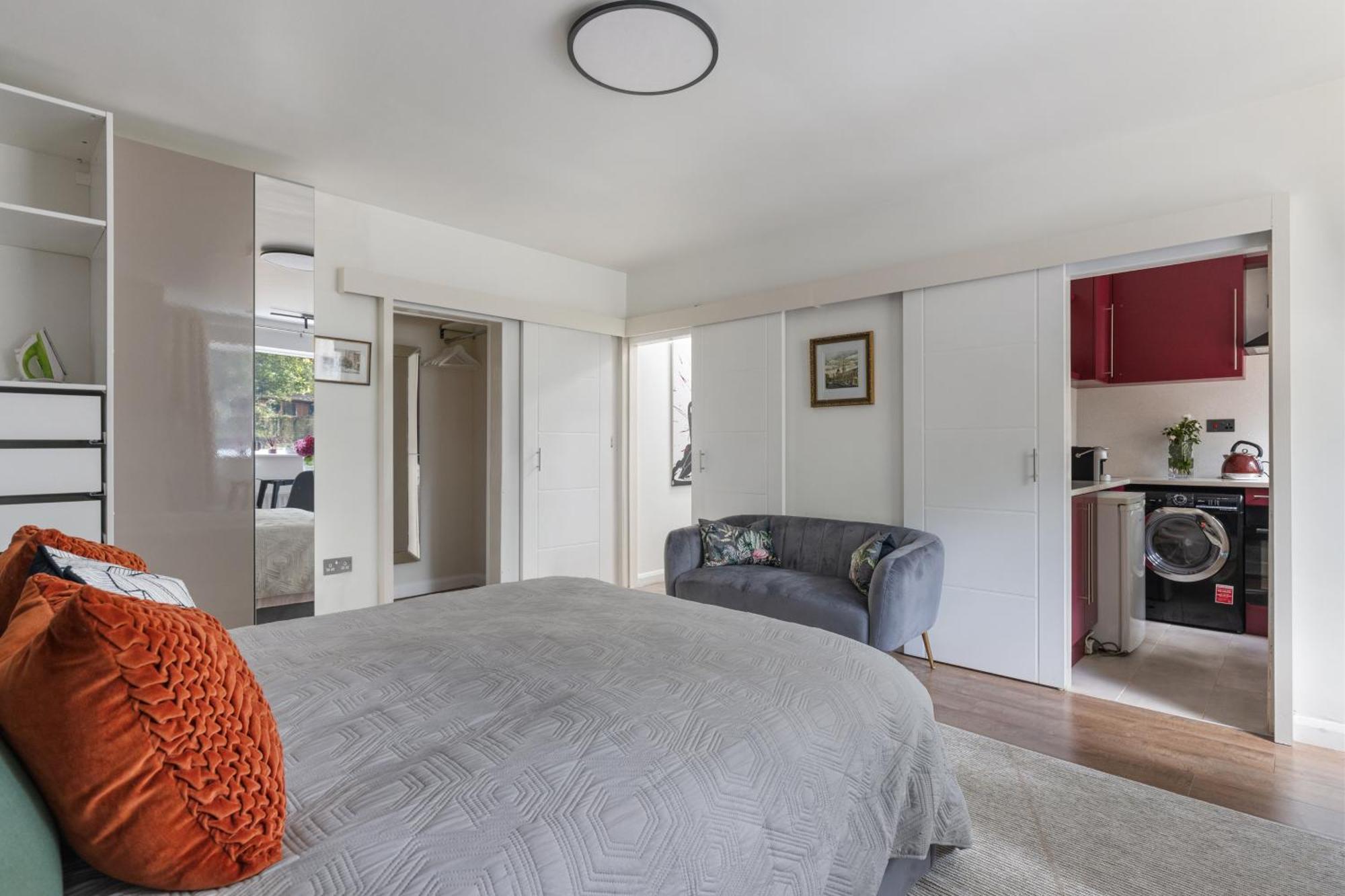 King Studio Apartment With Garden And Parking Stadtteil Stadtteil Ealing Exterior foto