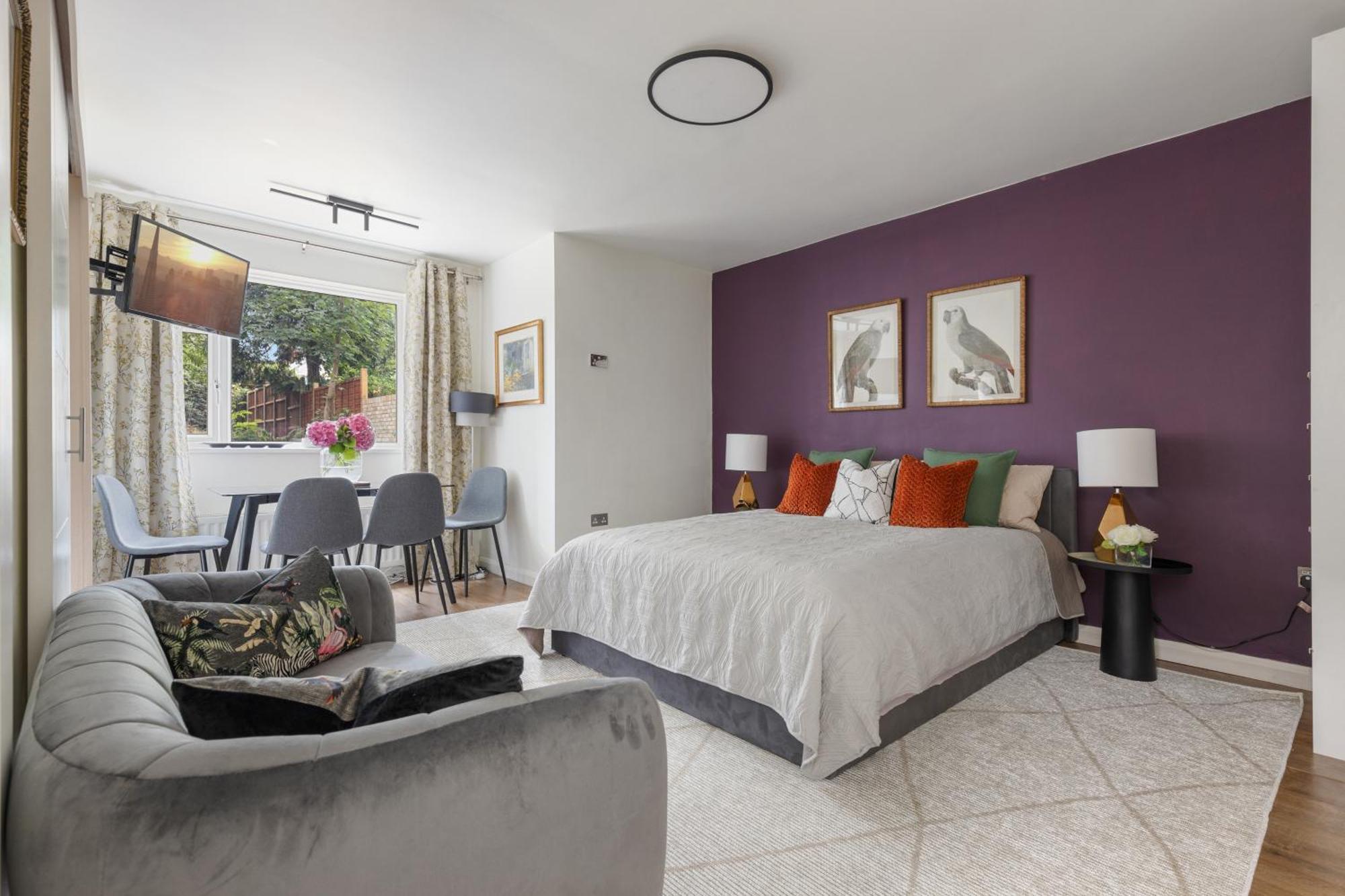 King Studio Apartment With Garden And Parking Stadtteil Stadtteil Ealing Exterior foto